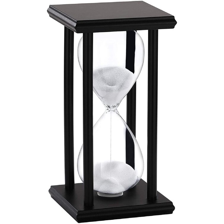 Wooden Frame Sandglass Hourglass Sand Timer Clock Home Decor 