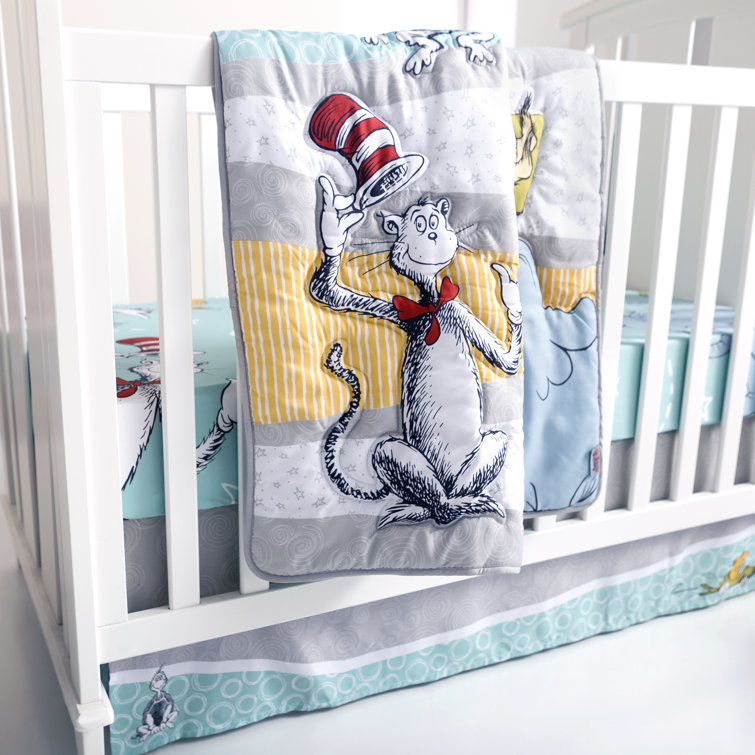 Trend Lab Dr Seuss Book Club 4 Piece Crib Bedding Set Reviews Wayfair