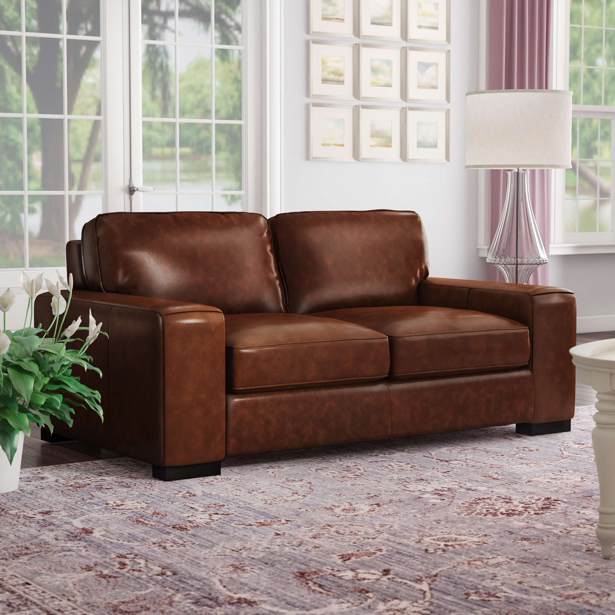 Lark Manor Anglia 71.5'' Upholstered Loveseat & Reviews | Wayfair