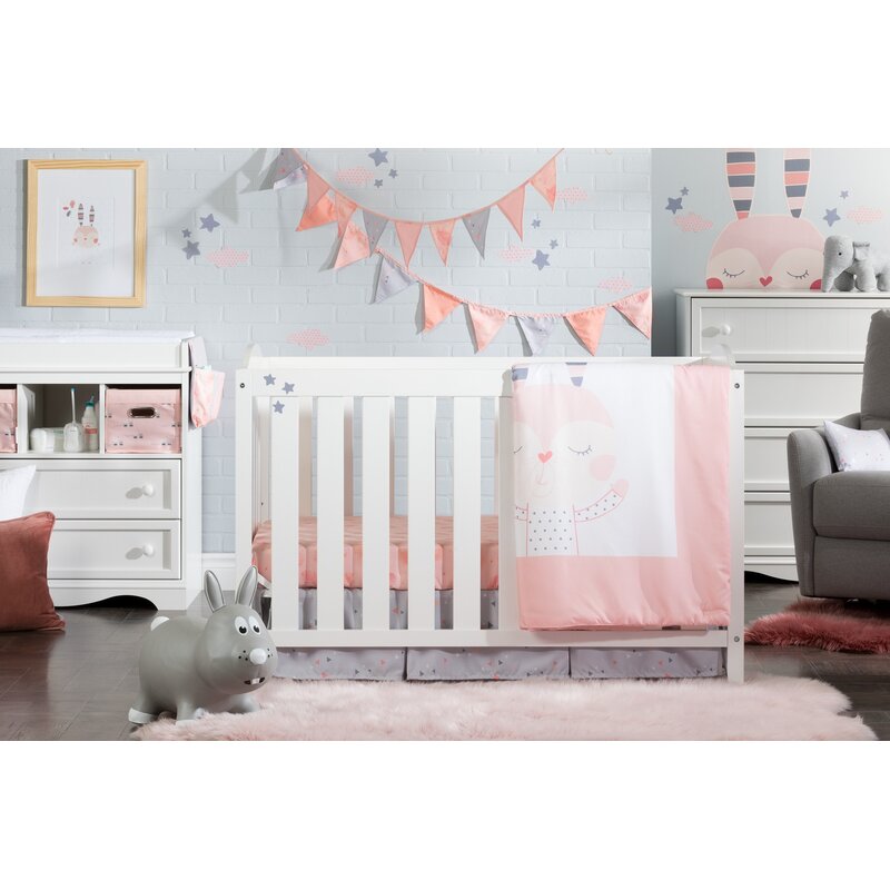 Mack Milo Abagail Rabbit 4 Piece Crib Bedding Set Wayfair