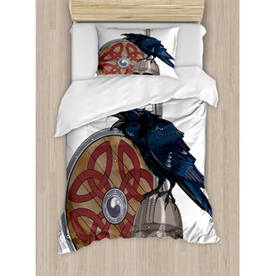 Minnesota Vikings Bed Sets Wayfair Viking Duvet Cover Set