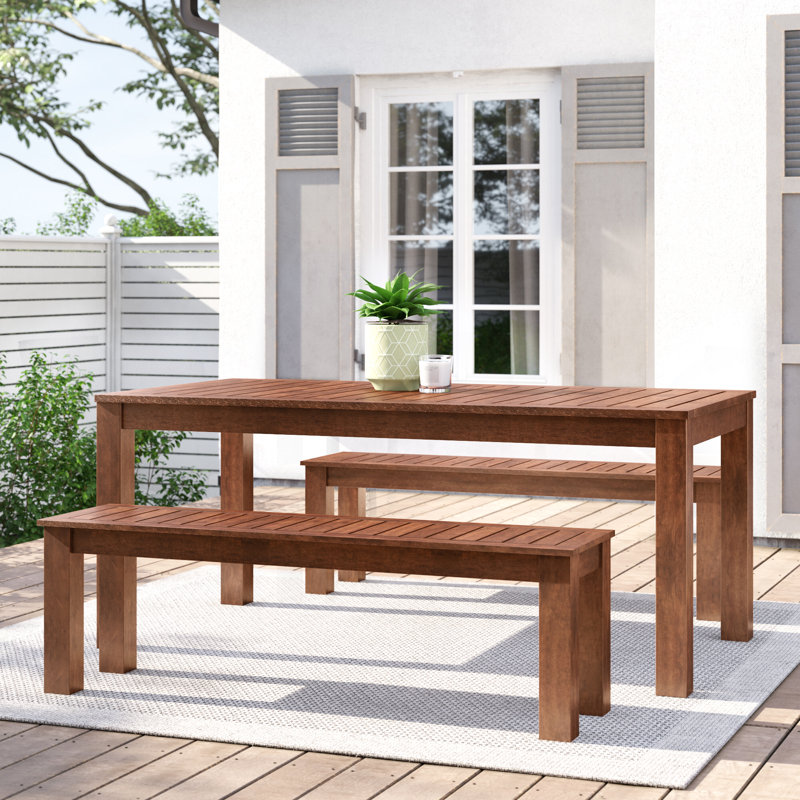 Laurel Foundry Modern Farmhouse Rockefeller 3 Piece Dining Set Reviews Wayfair