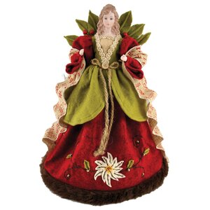 Folk Art Angel Tree Topper