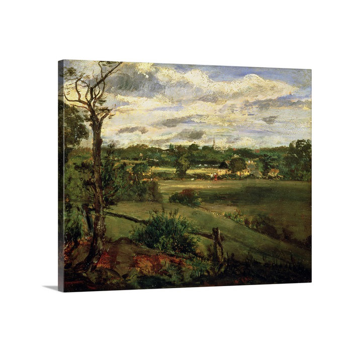 Great Big Canvas View Of Highgate From Hampstead Heath C 1834