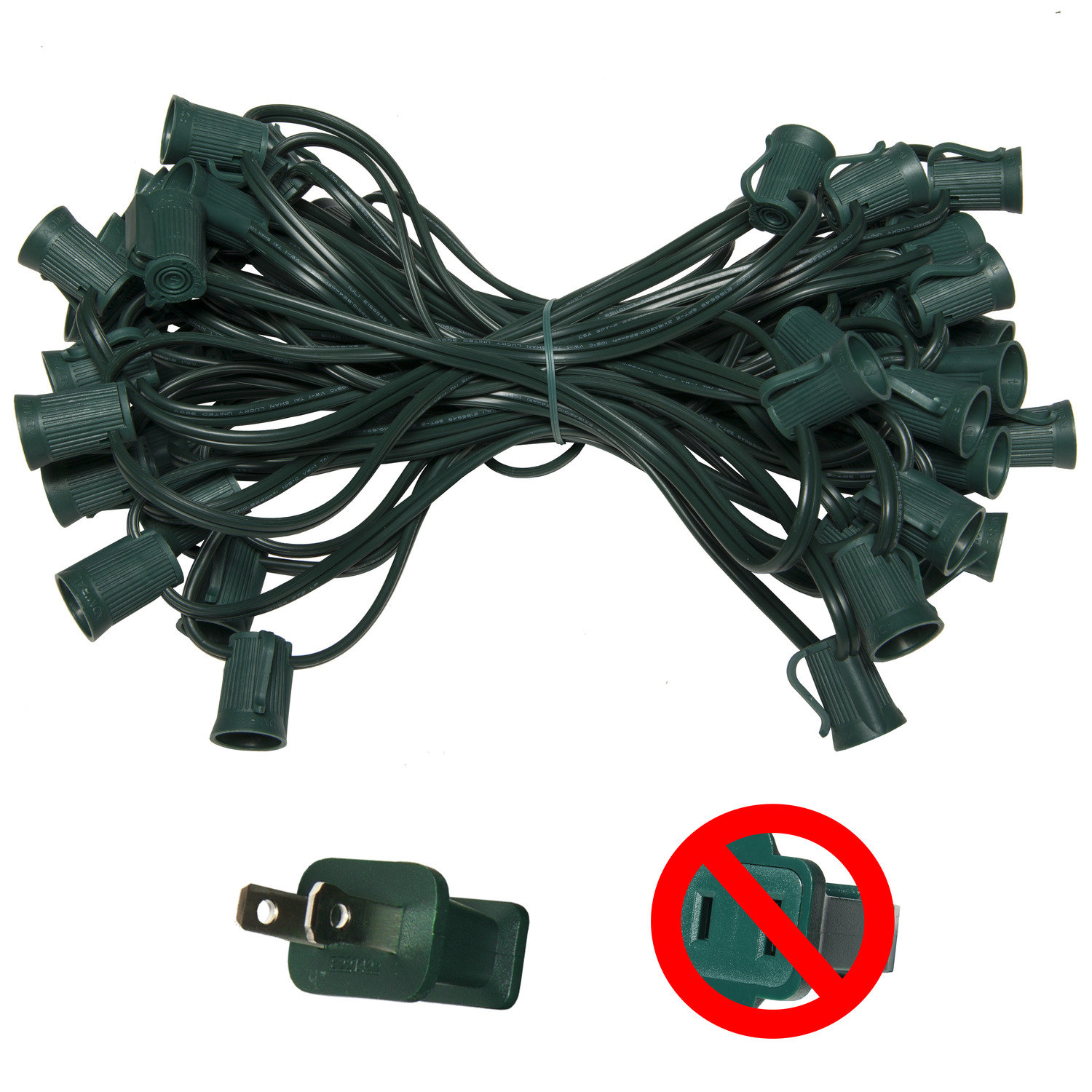 Wintergreen Lighting E17 Intermediate Light Stringer 10 Amp 12 Lead Wayfair
