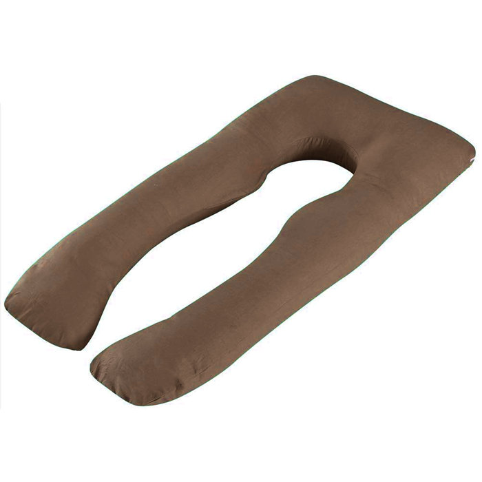 White Noise Extra Light Medium Fiber Body Pregnancy Pillow Wayfair