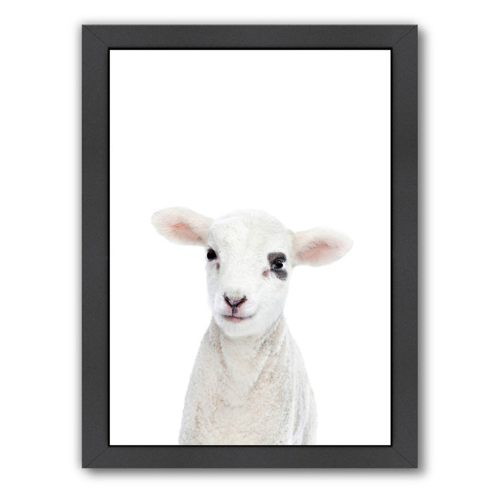 East Urban Home Sisi And Seb Little Lamb Photograph On Canvas