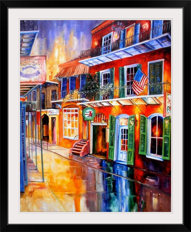Great Big Canvas Bourbon Street Red By Diane Millsap Painting