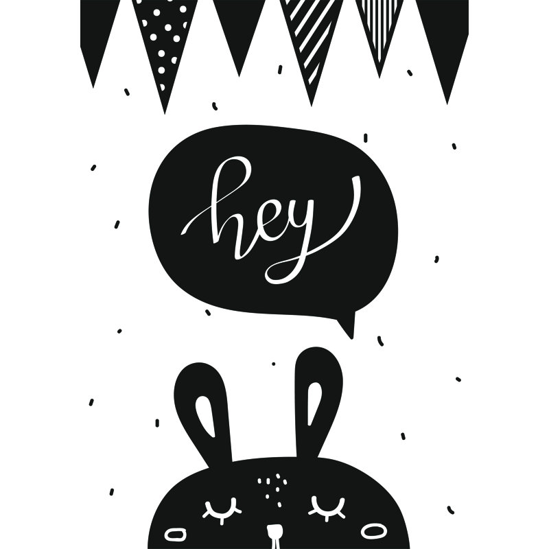 Snuz Hey Bunny Nursery Print Wayfair Co Uk Snuz Hey Bunny Nursery Print Wayfair