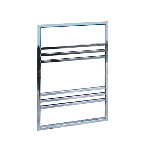 Boxford Vertical Straight Towel Rail (Set of 2) Belfry Heating Finish: Chrome, Size: 80cm L x 50cm W x 9.5cm D