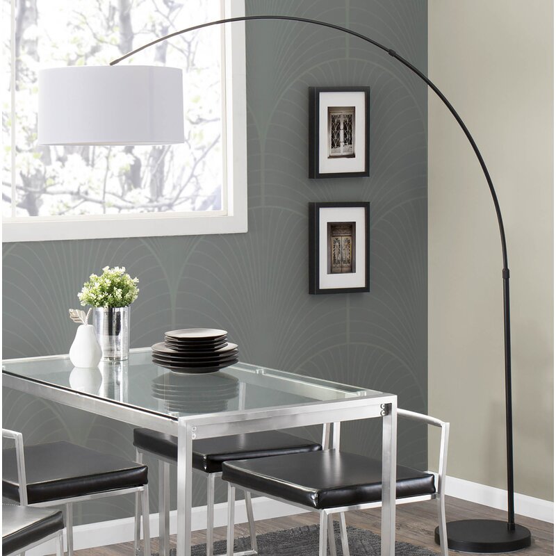 Jessup 76 Arched Arc Floor Lamp Reviews Allmodern