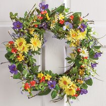 Everyday Floral wreath Welcome Flower Wreath