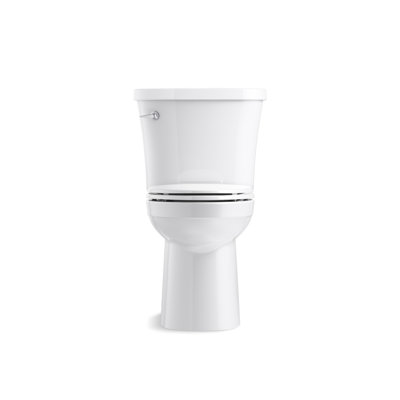 Kingston Comfort Height The Complete Solution Two-Piece Elongated Chair Height 1.28 Gpf Chair-Height Toilet