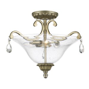 Melina 3-Light Semi Flush Mount