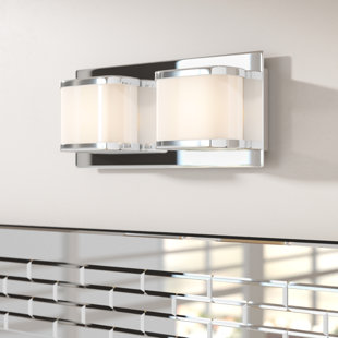 Best Kirsten 2-Light LED Bath Bar By Orren Ellis Wall Lights Kirsten 2-Light LED Bath Bar By Orren Ellis Wall Lights