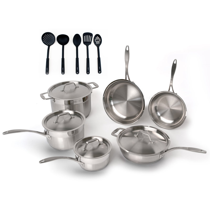 BergHOFF International 15 Piece Stainless Steel Cookware Set & Reviews