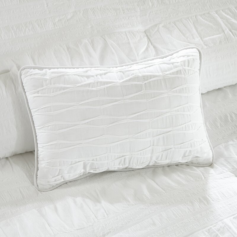 Joss Main Essentials Cotton 4 Piece Seersucker Duvet Cover Set