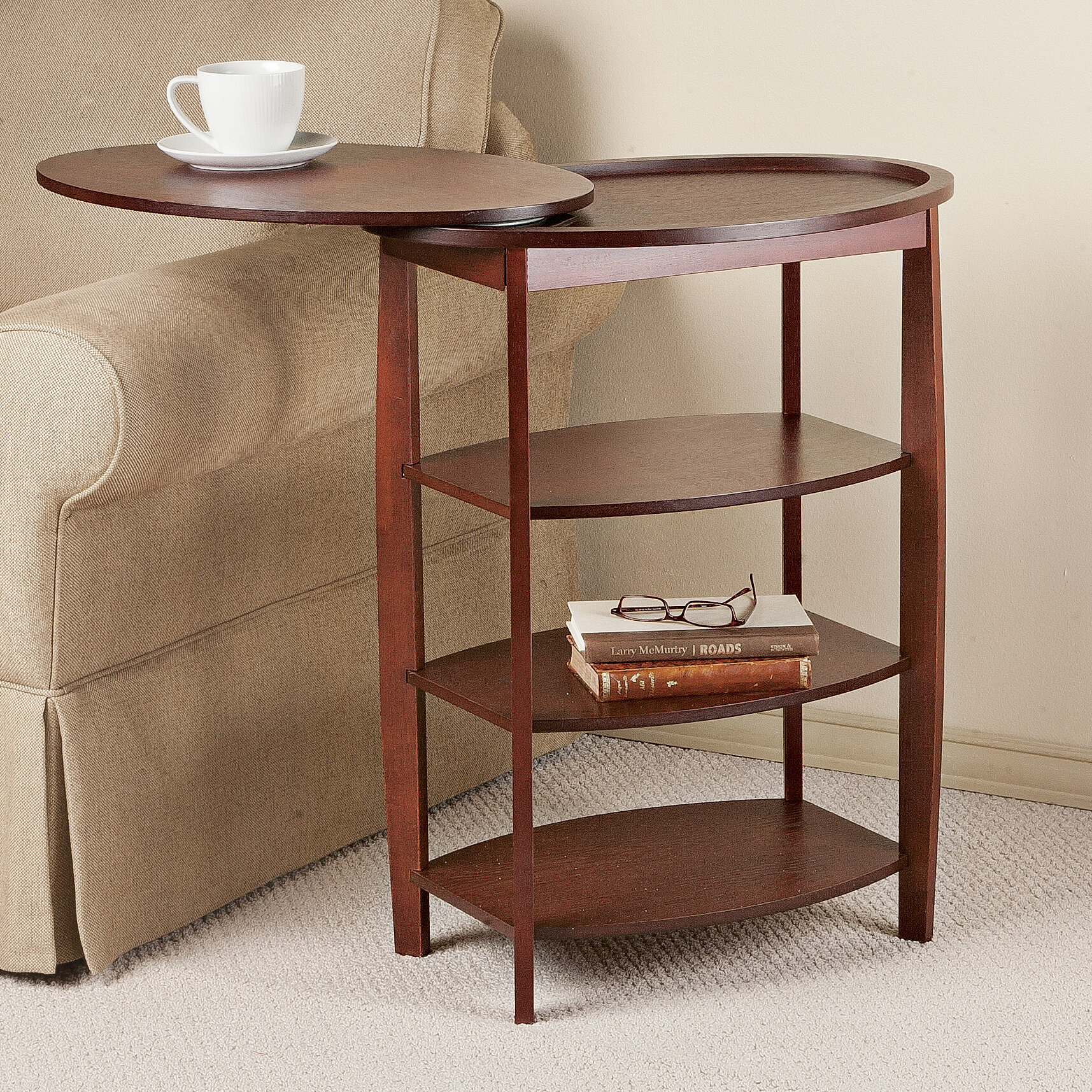 swivel end tables