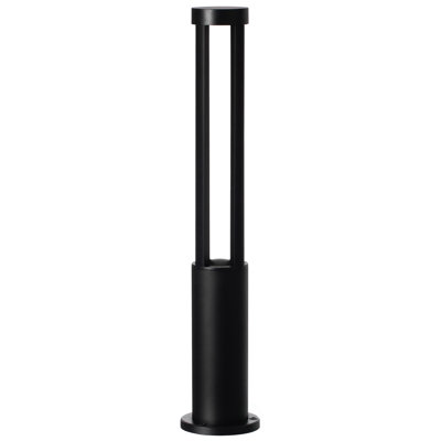 Black Integrated LED Metal Bollard Light