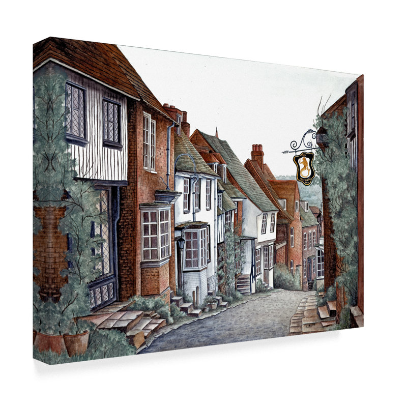 Charlton Home Rye England Acrylic Painting Print On Wrapped