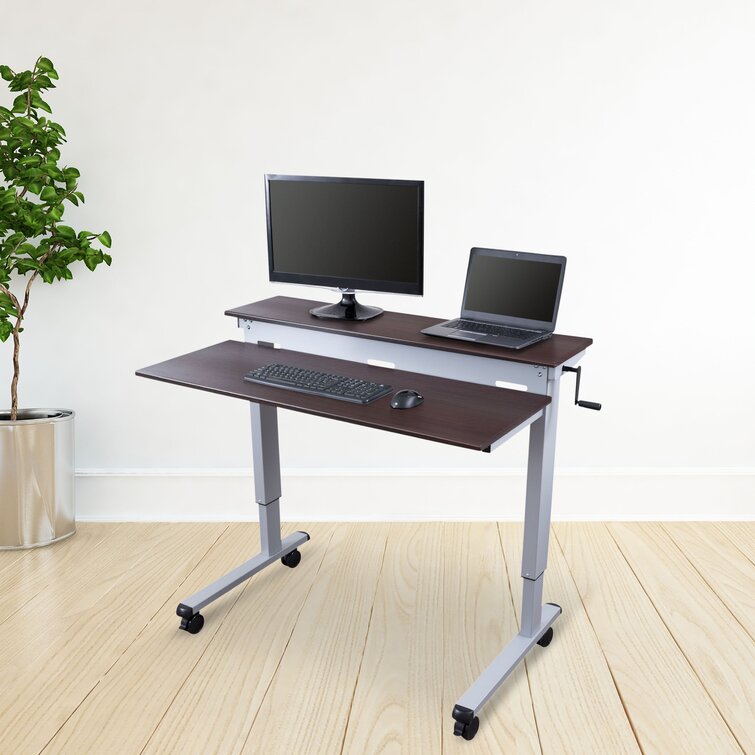 Inbox Zero Selinger Height Adjustable Standing Desk & Reviews | Wayfair