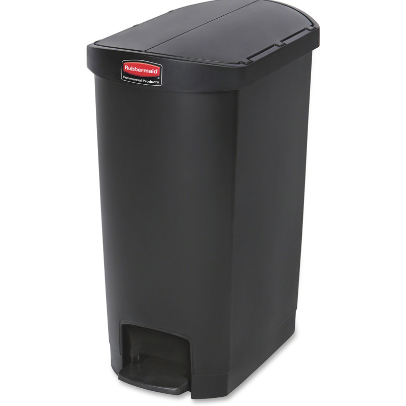 Rubbermaid Commercial Products Slim Jim 13 Gallon Step On Trash Can Wayfair