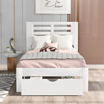 Lits Avec Rangement Taille De Lit Simple Wayfair Ca