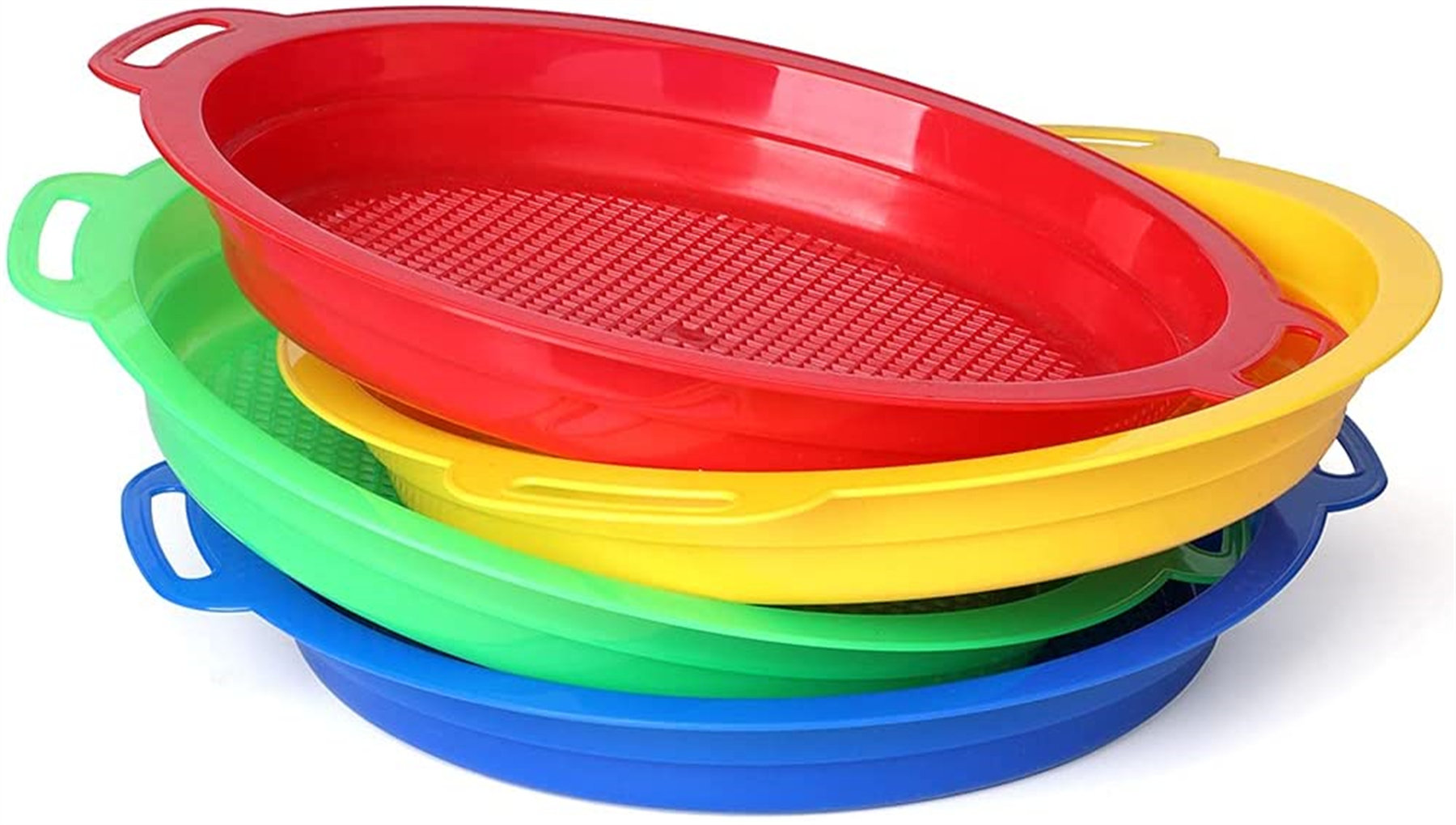 4PCS Stop Sand Sifter Sieves Toy For Sand Beach 4 Pack Set