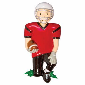 Sports Football Player Shaped Ornament
