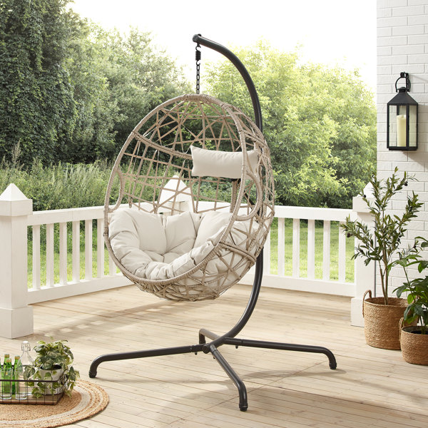 Outdoor Indoor Papasan Cushion Hanging Swing Egg Chair Garden Without Chair 