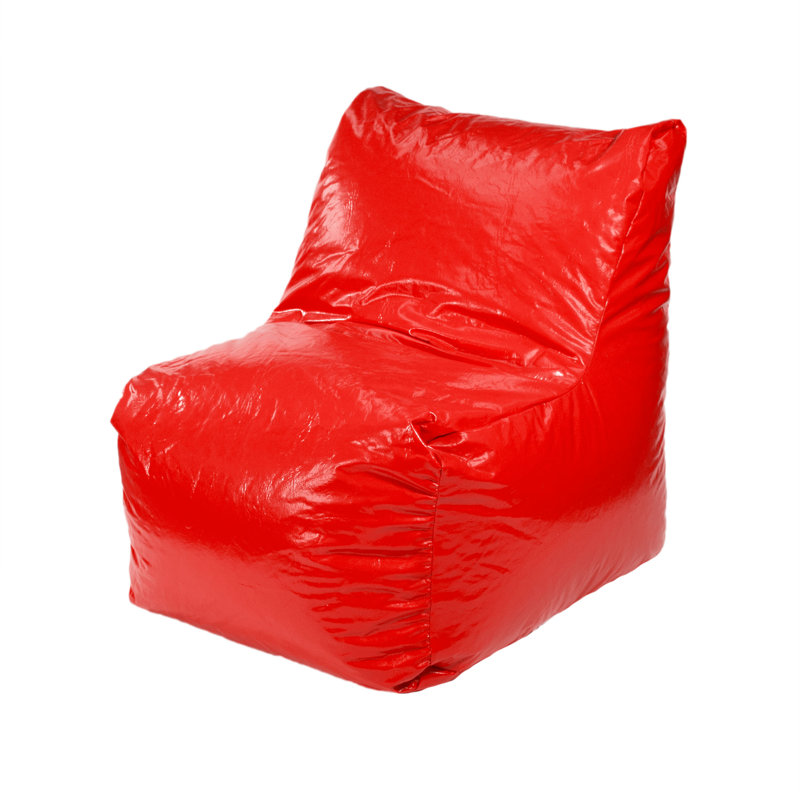 Gold Medal Bean Bags Wet Look Small Faux Leather Bean Bag Chair