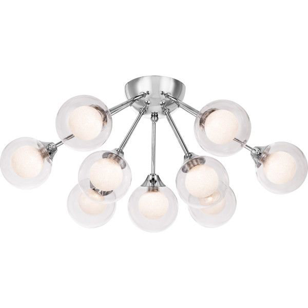 Orren Ellis Coletta 9 Light 21 75 Sputnik Sphere Semi Flush Mount Reviews Wayfair