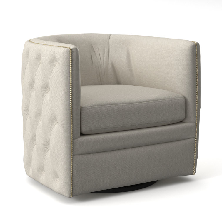 bernhardt palazzo swivel barrel chair