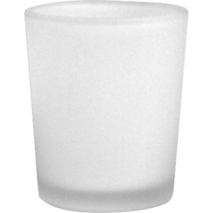 Frosted Glass Candle Holder (Set of 12)