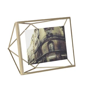 Prisma Brass Picture Frame