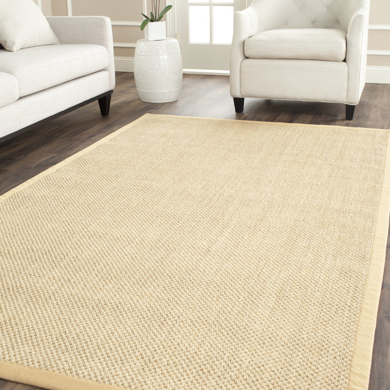 Andover Mills Jeremy Jute Sisal Maize Wheat Area Rug Reviews Wayfair