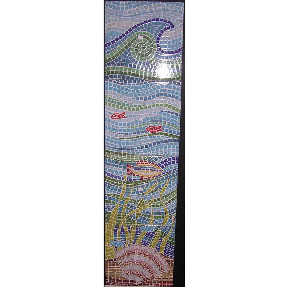 36 x 24 Art Under the Sea  Ceramic Mural Backsplash Bath Tile 