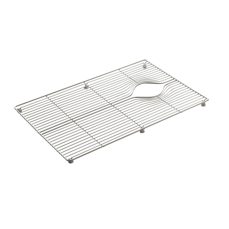 K 6129 St Kohler Indio Stainless Steel Sink Rack 24 3 8 X 15 Reviews Wayfair