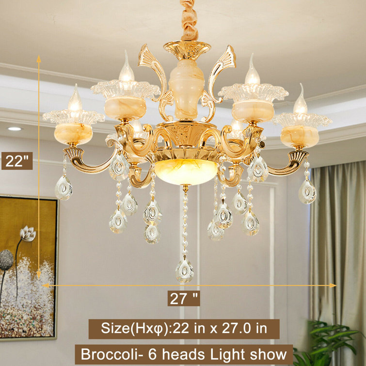 House Of Hampton Forster 6 Light Candle Style Empire Chandelier Wayfair