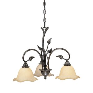 Mia 3-Light Shaded Chandelier