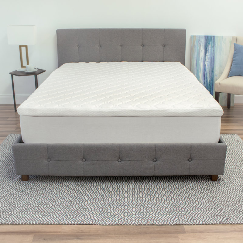 Alwyn Home Gerson 3 5 Memory Foam Mattress Topper Reviews Wayfair