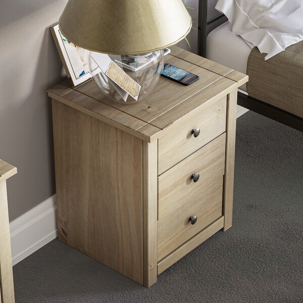 Weiss Solid Wood Bedside Table