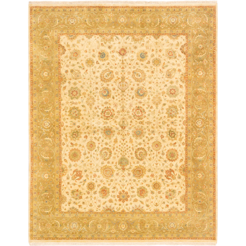 Isabelline One Of A Kind Marthe Hand Knotted 2010s Mirzapur Cream