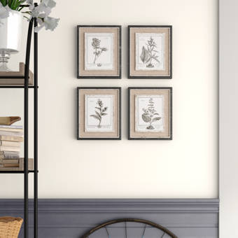 Ladouceur 4 Piece Picture Frame Gallery Wall Set Set Reviews