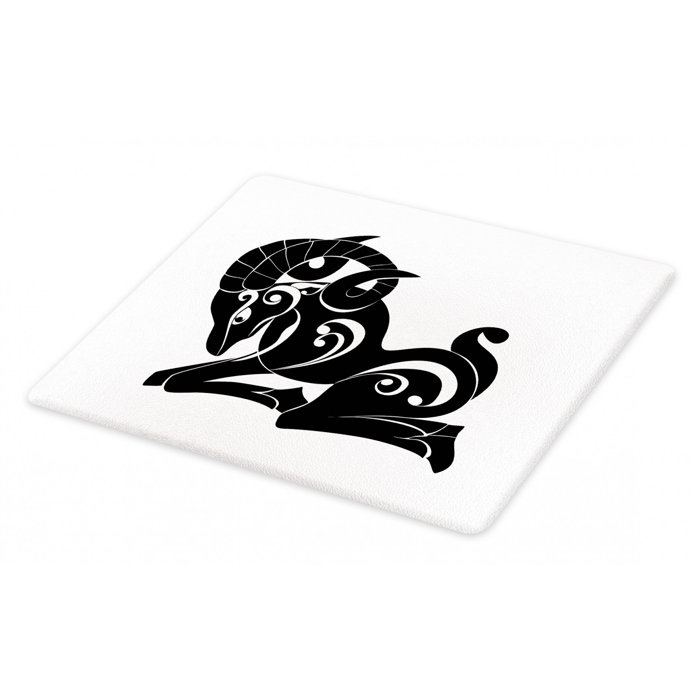 East Urban Home Ambesonne Zodiac Aries Cutting Board Abstract