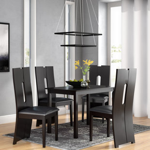 Onsted Modern and Contemporary 5 Piece Breakfast Nook Dining Set