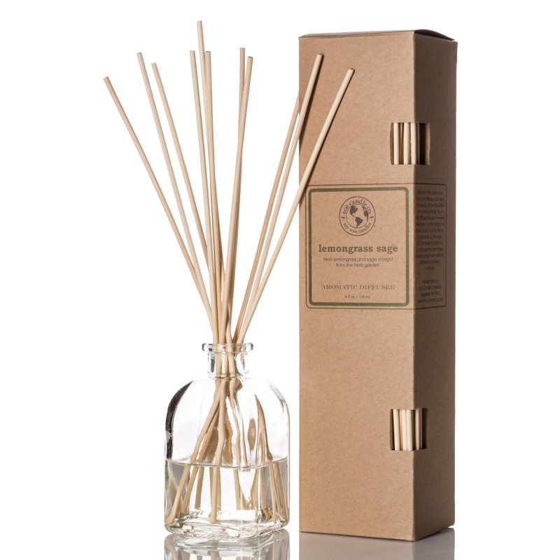 EcoCandleCo Lemongrass Sage Scented Aromatic Diffuser & Reviews | Wayfair