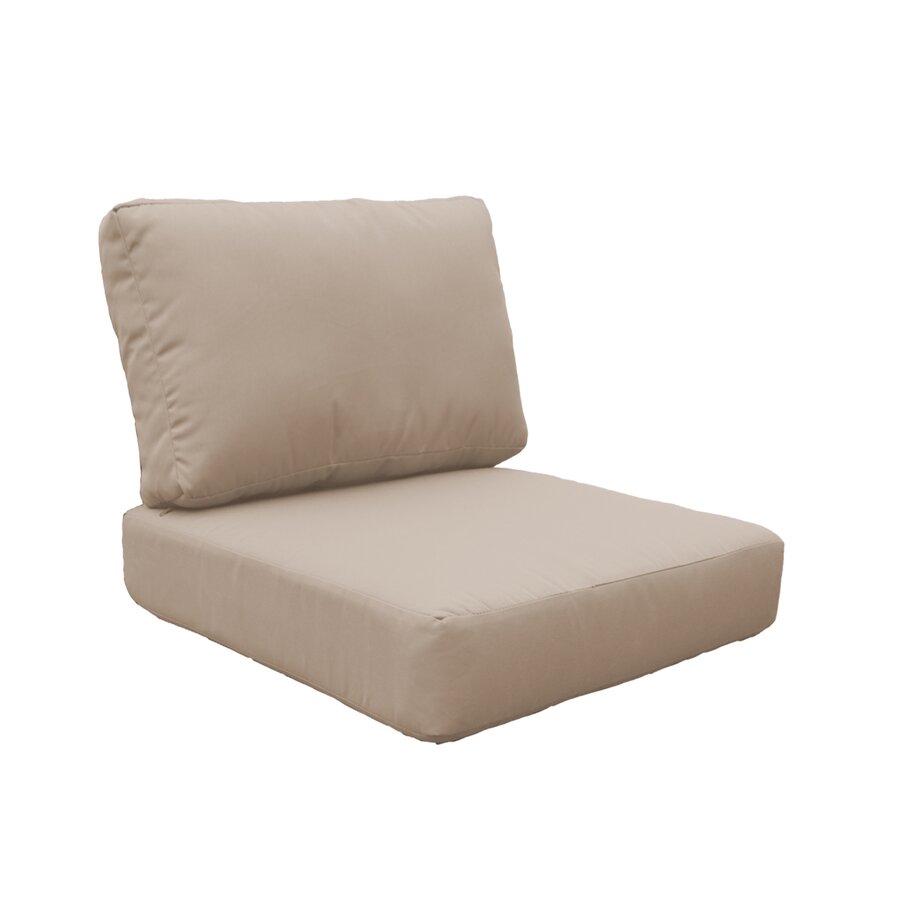 Indoor/Outdoor High Back Chair Cushion Cover