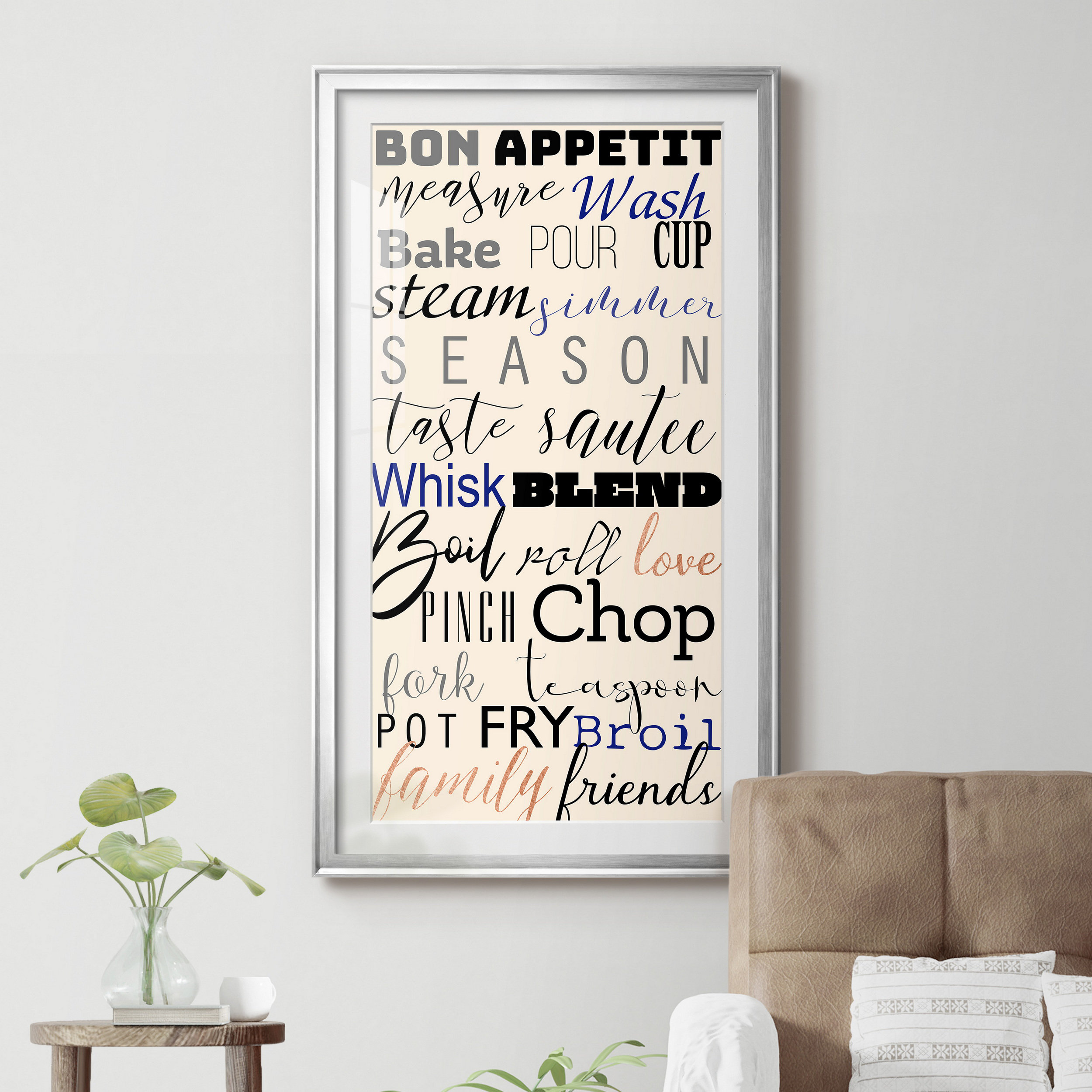 Gracie Oaks Kitchen Expressions Picture Frame Textual Art Wayfair