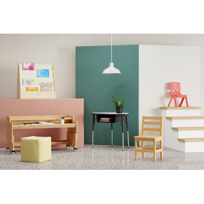 Moseley 15.74" Wide Square Pouf Ottoman